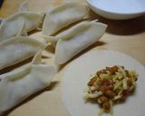 納豆とチーズの餃子揚げ作り方2写真