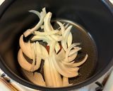 【簡単昼食】真っ直ぐなエビフライで卵とじ・鎌倉丼作り方2写真