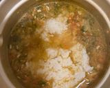 鶏ミンチ味噌の具沢山おじや作り方4写真