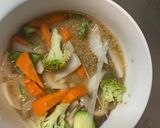 お一人様クリーミーおこわ味豆腐野菜炒め作り方16写真