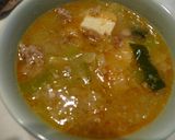 寒い日は麻婆豆腐の素で坦々スープ作り方3写真