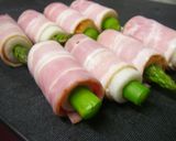 【弁当】アスパラちくわのベーコン巻作り方3写真