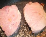 実家の味★　パインの乗った ハムステーキ作り方3写真