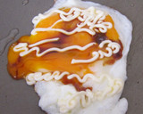 我が家の定番❤醤油マヨ♪半月卵作り方4写真