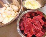 圧力鍋で！＜牛肉と大根の韓国風煮物＞♪作り方3写真