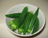 オクラのゴマ和え作り方1写真