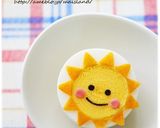 ゆで卵deおひさま＊キャラ弁おかず作り方4写真