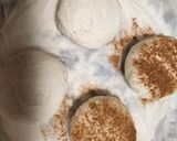 シナモンロール風米粉パン♪卵、牛乳なし作り方2写真