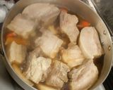 ぷるぷる柔らか＊豚の角煮+大根＊作り方4写真