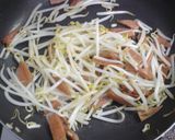 スパムもやしキャベツの塩バターレモン炒め作り方5写真