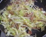 スパムもやしキャベツの塩バターレモン炒め作り方7写真