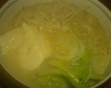 野菜だけ、とろとろ白菜の豆乳鍋作り方4写真