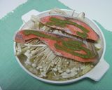 サーモンのゆずごしょう蒸し作り方1写真