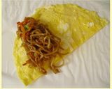 簡単☆卵焼きそば巻き♪作り方3写真