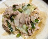 ニンニクの葉と豚バラの牡蠣醤油炒め作り方6写真