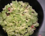 キャベツと卵の蒸し焼き作り方1写真