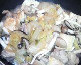 白菜と鶏もも肉の豆腐炒め作り方4写真
