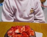クリスマスケーキ苺ズコット(インスタ映え作り方24写真
