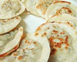 ❤　餃子の皮のまん丸ハムチーズサンド　❤作り方9写真