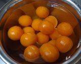 お節料理）金柑の甘露煮作り方3写真
