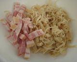 切干大根とベーコンのきんぴら作り方2写真