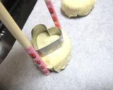 バレンタイン❤見直される ハートの月餅❤作り方6写真