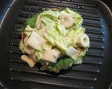 THE♡和風♡納豆大葉もちもちお好み焼き作り方5写真