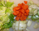野菜の水分だけ!!　簡単☆トマトポトフ作り方1写真