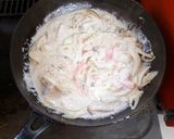 あっさりこく旨♡サーモンのクリームパスタ作り方4写真