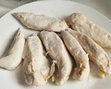 レンジ調理☆節約☆鶏胸肉ロール作り方3写真
