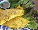 ベトナム料理バインセオ　Banh Xeo作り方8写真