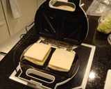ホットサンド　in　マヨ卵作り方4写真