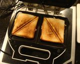 ホットサンド　in　マヨ卵作り方5写真