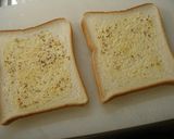 残った焼豚とポテトサラダのサンドイッチ作り方1写真