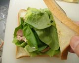 残った焼豚とポテトサラダのサンドイッチ作り方4写真