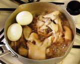 沖縄の豚足煮込み（足ティビチ）作り方10写真