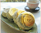 くるくる巻いてね♪小豆と胡桃のおやき作り方11写真