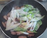 簡単5分☆ギフトの焼豚と太ネギの炒めもの作り方4写真