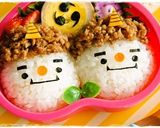 ＊キャラ弁＊　節分に鬼くん★作り方4写真
