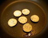 朝食☆ナスとベーコンのミートホットサンド作り方1写真