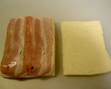 朝食☆ナスとベーコンのミートホットサンド作り方5写真