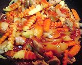 鶏ジャガ人参★野菜たっぷりの甘辛ダレ炒め作り方6写真