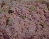 紅芋パウダーでピンクご飯☆作り方3写真