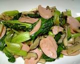 ★きのこと豚肉･ﾁﾝｹﾞﾝｻｲ炒め★作り方5写真