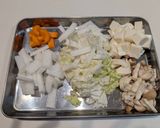 【離乳食】具だくさんみそ汁（１歳頃から）作り方1写真