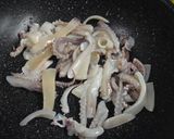 イカと長ねぎのバター焼き作り方4写真