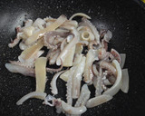 イカと長ねぎのバター焼き作り方4写真