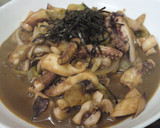 イカと長ねぎのバター焼き作り方9写真