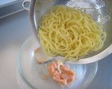 半熟たらこパスタ、材料４つ♪作り方2写真