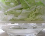 チンする舞茸入り蒸し白菜作り方5写真